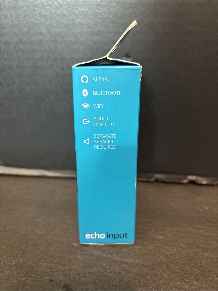 Amazon Echo Input C1125P Alexa Bluetooth Turns Speaker to Alexa Device COMPLETE