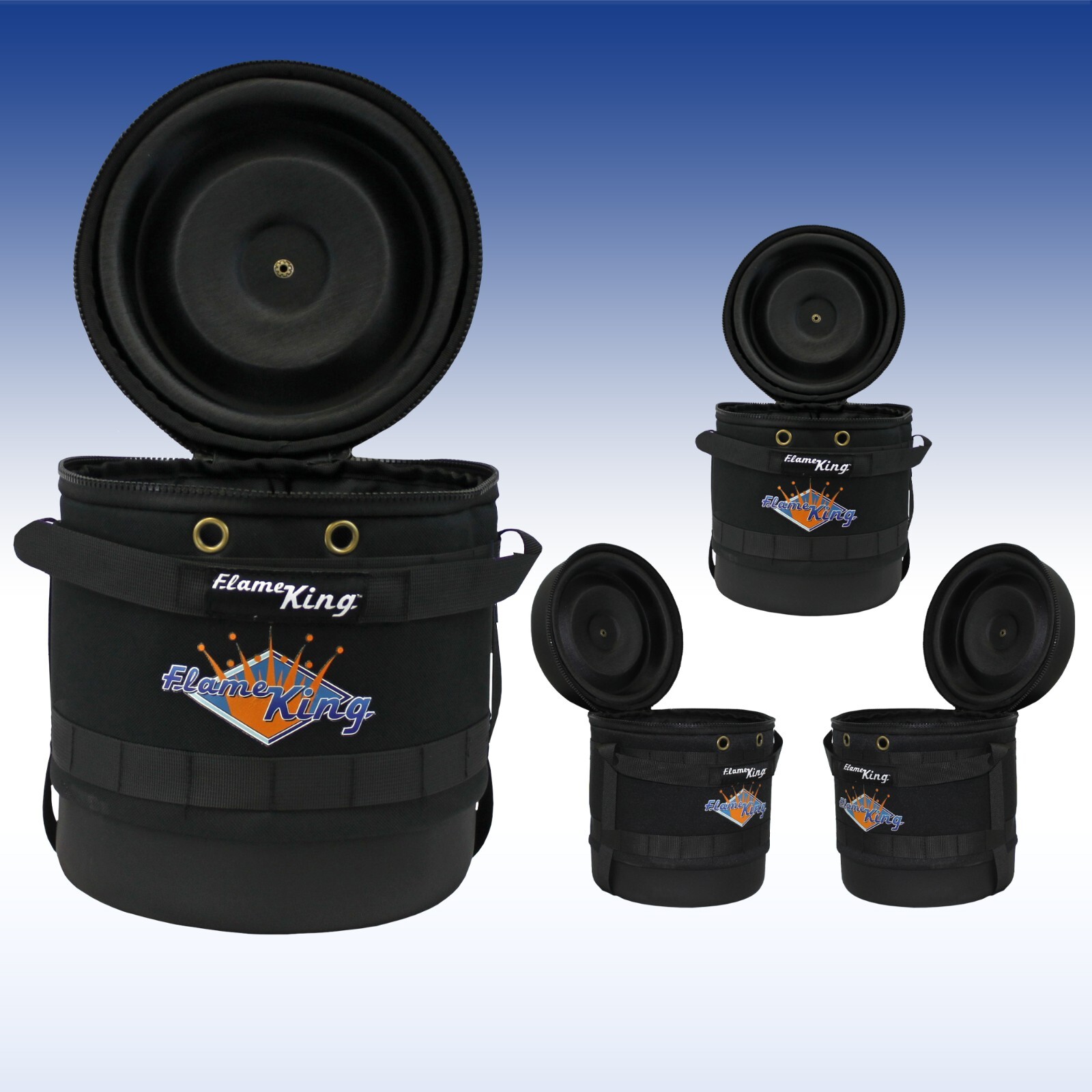 Flame King Gas Hauler for 3 lb. Propane Tank-Insulated Protective Carry Case