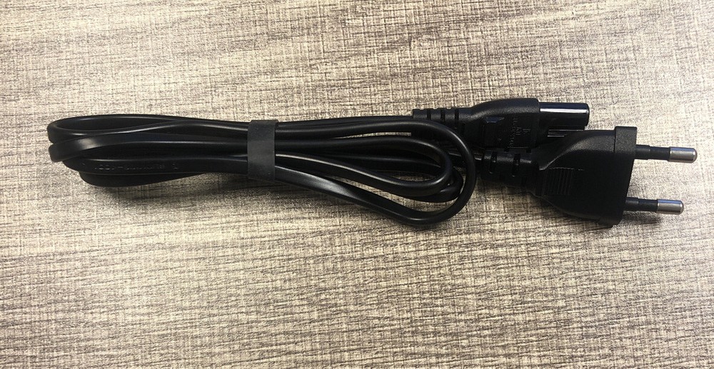 (20) 4ft EU PLUG 2-Prong Replacement Non-Polarized Computer Power Cord 20 Pack
