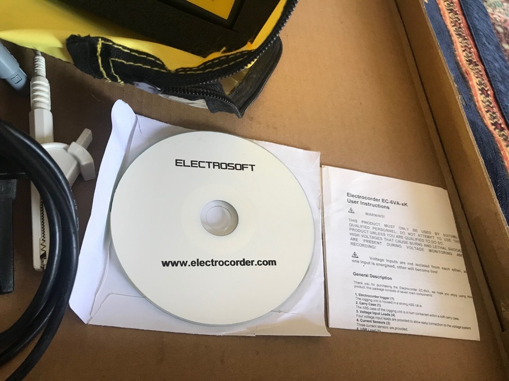 ELECTROCORDER EC-6VA 3 Phase Voltage and Current Logger