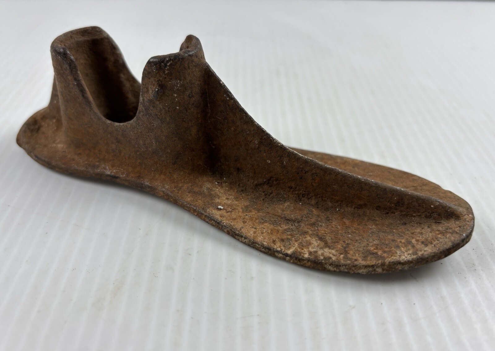Cast Iron Cobbler Shoe Form Small Child Vintage Antique? 5.5” Small