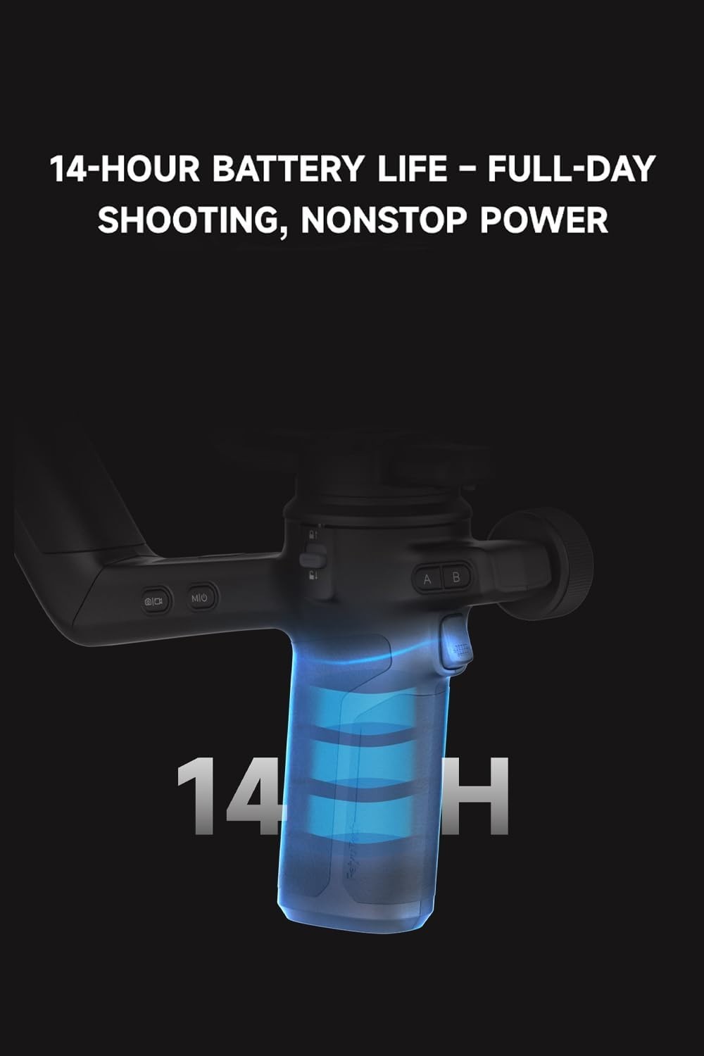 Feiyu SCORP-3 Camera Gimbal Stabilizer w/ Detachable Remote Handle & AI Tracking