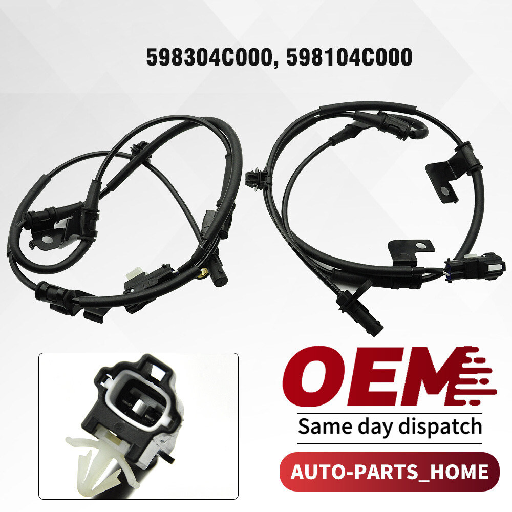 ABS Speed Sensor For 2012-2016 Kia Optima Front Driver and Passenger Side Set