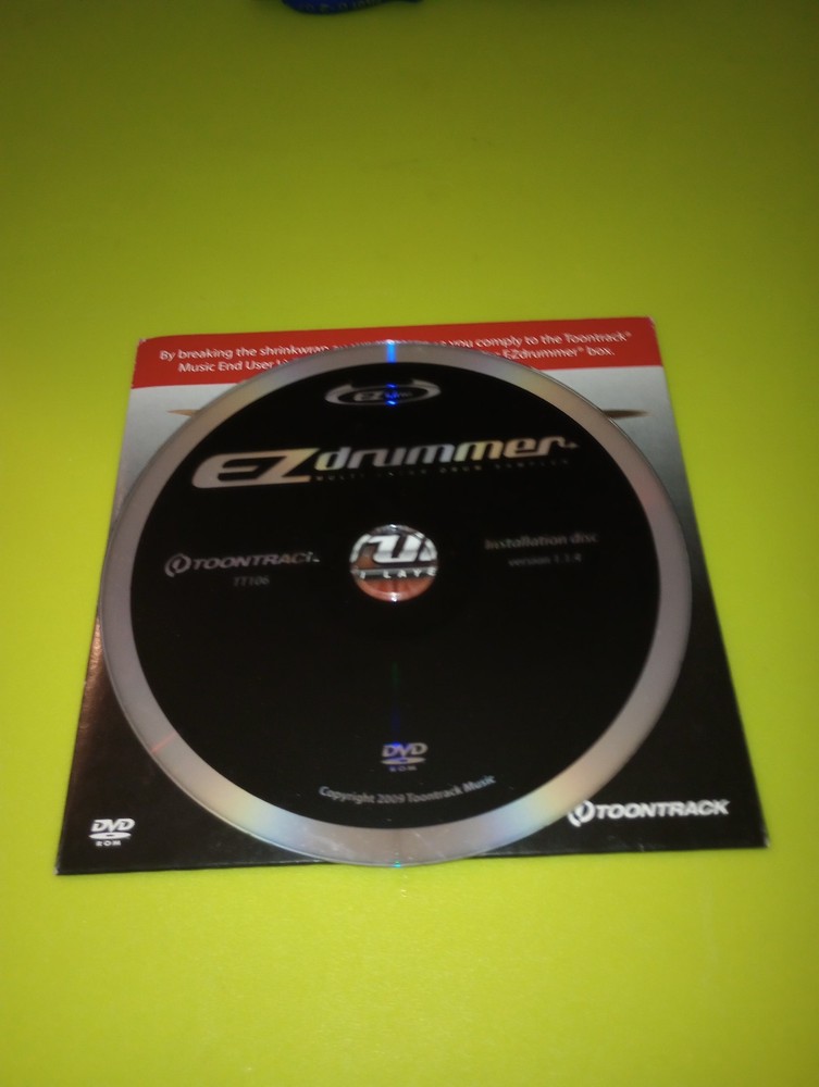 TOONTRACK EZ DRUMMER 1.1.4 Multi Layer Drum Software DVD With Serial#
