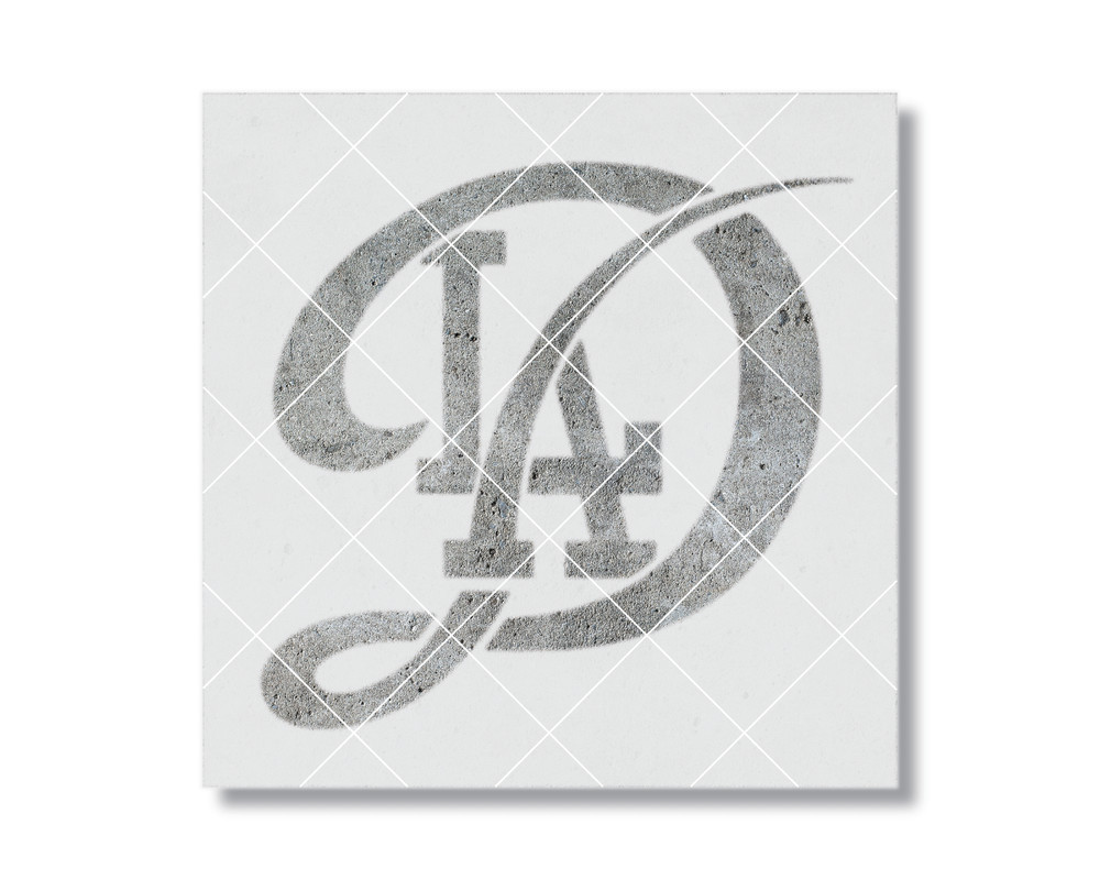 Dodgers Stencil - Mylar Craft Art Template