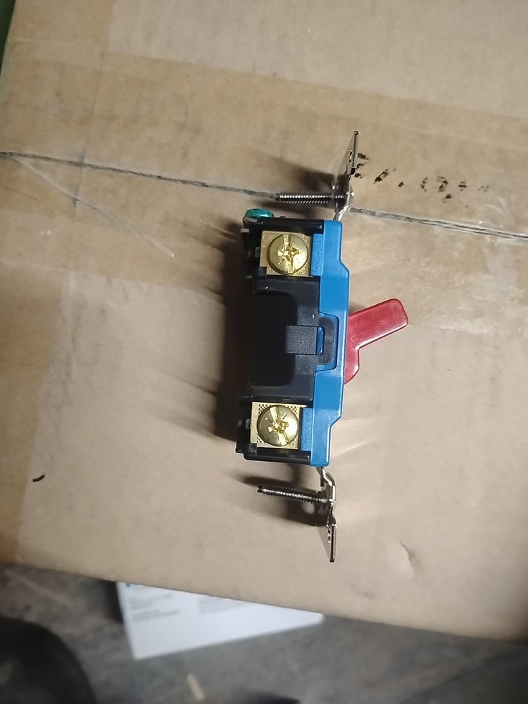 Arrow Hart AH1201RD Single Pole Switch. New