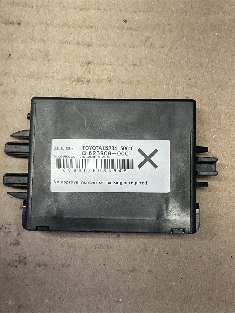 07-10 Lexus Security Immobilizer Control Unit Computer Module 89784-50010