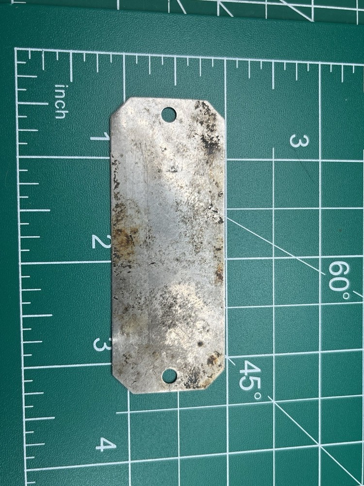 WWII US Air Force Bomb Rack S-1 Plate