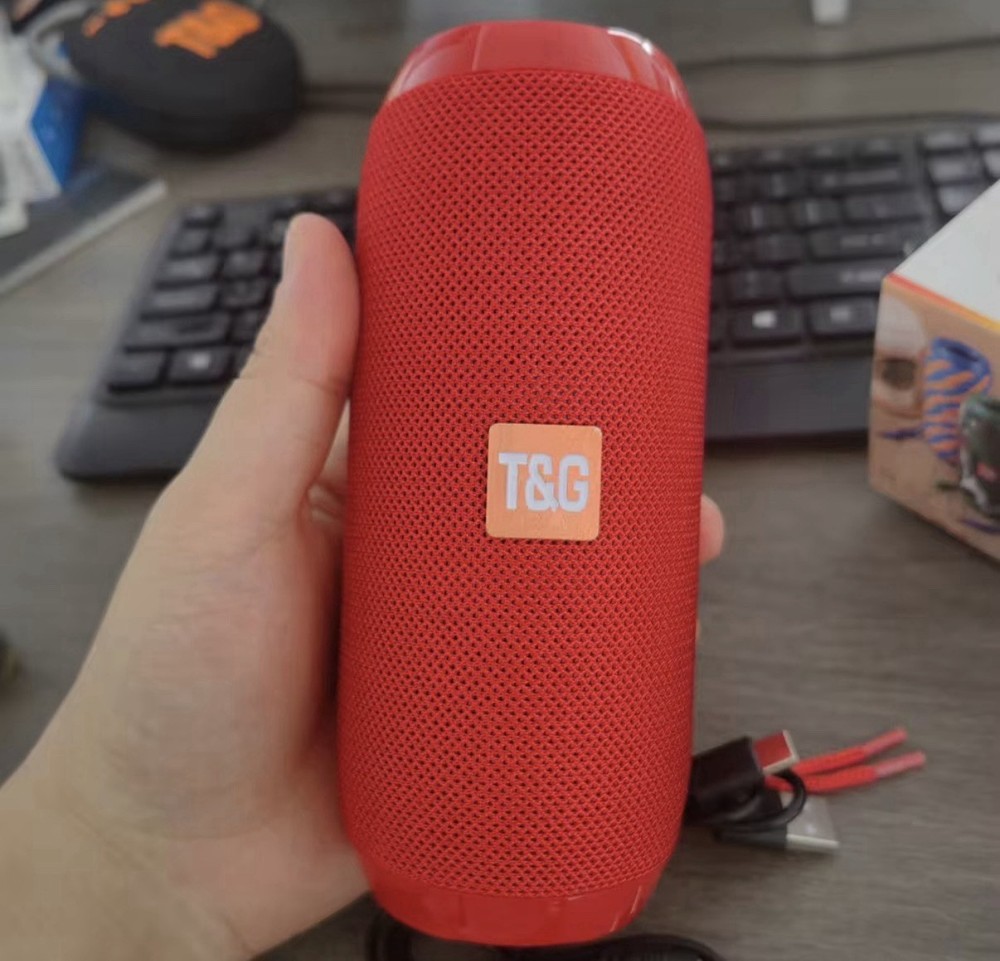 T&G Portable Bluetooth Speaker, Multiple Audio Inputs, Multicolor Options