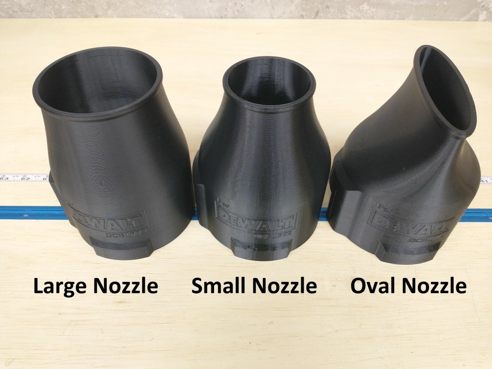 Short, Stubby Nozzle for DeWalt 60V Flexvolt DCBL772 Leaf Blower