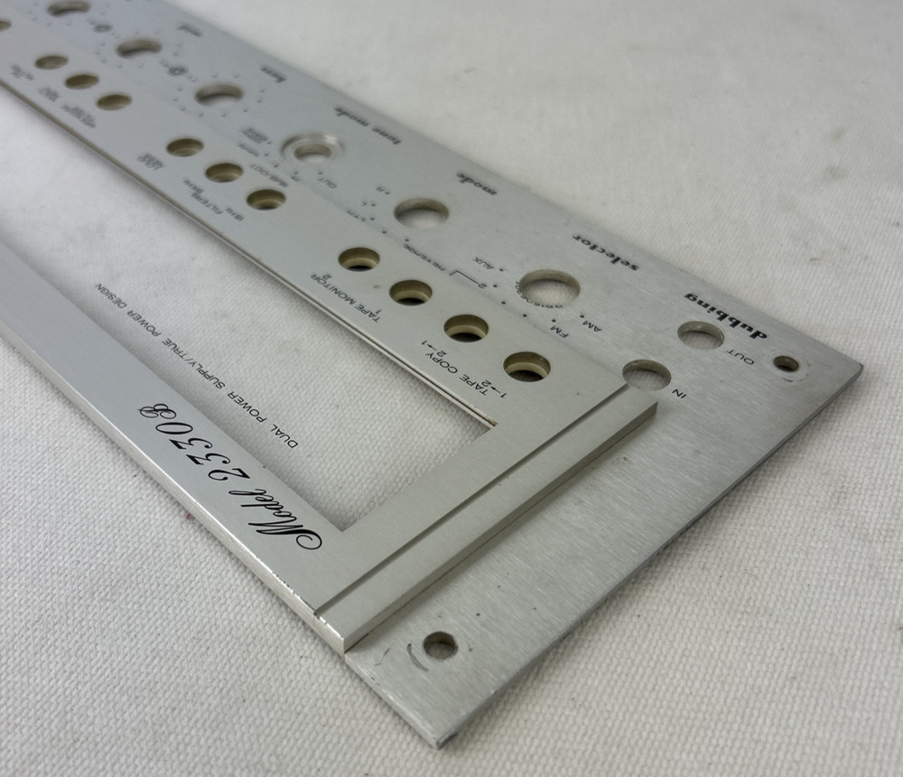 MARANTZ 2330b RECEIVER FACEPLATE ORIGINAL