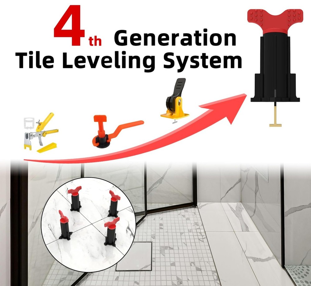 Reusable Tile Leveling System, Tile Tools for Installation, Tile Leveling Cli...