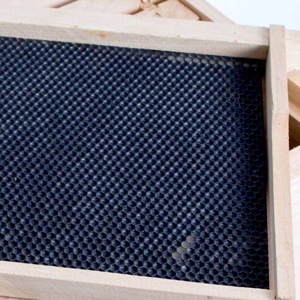 5 Frame Deep Nuc Assembled Beekeeping Box, Plastic Foundation Frames, Amish Made