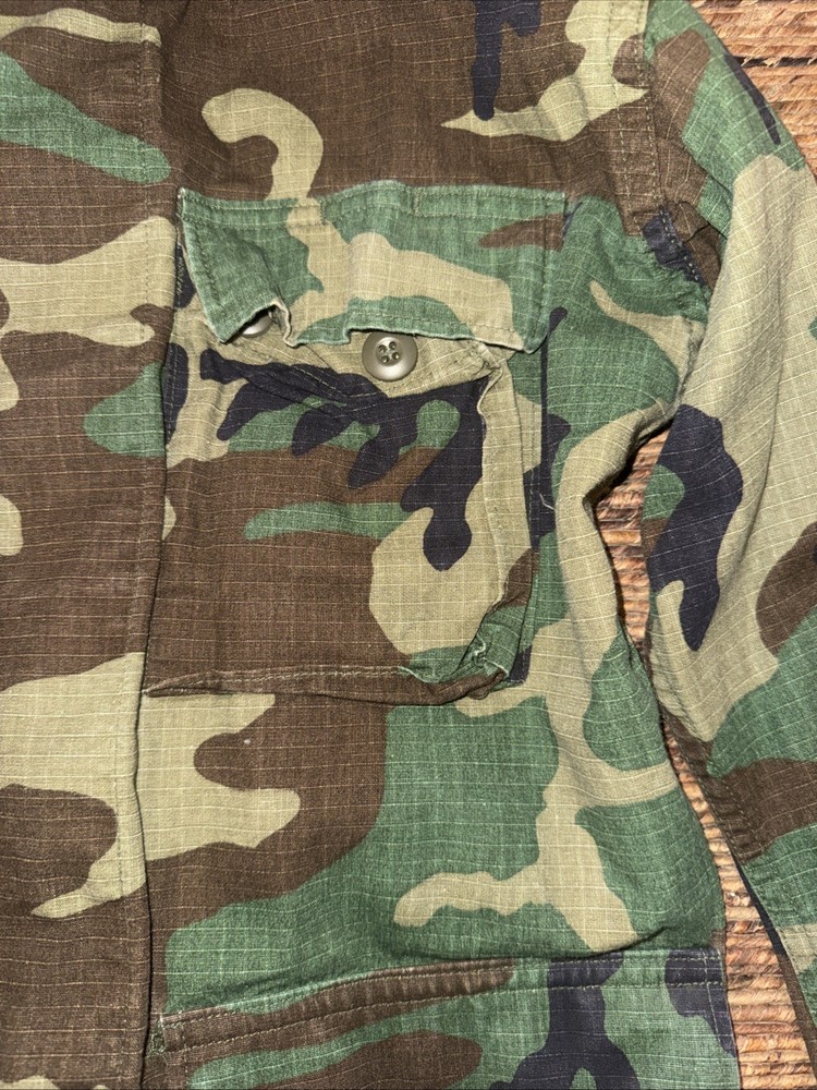 PROPPER Us Army Camouflage Jacket Regular small Ripstop Material Button Up