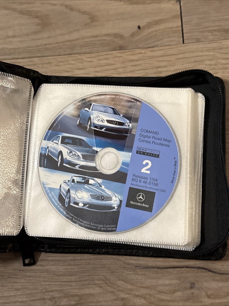 2004 Mercedes Benz Navigation Discs.