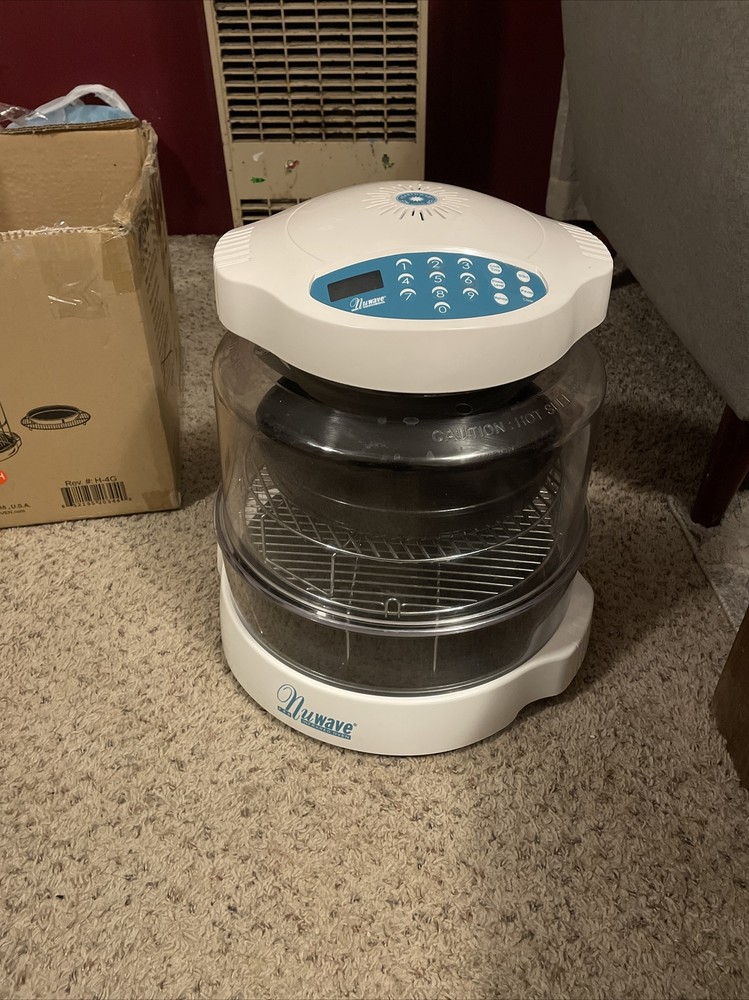 Nuwave Infrared Oven Pro 20344 Extender Ring & Pizza Kit OPEN BOX White