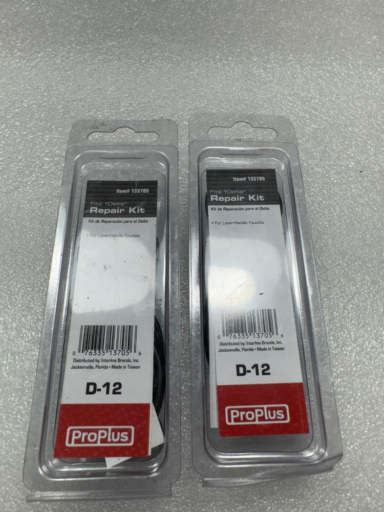 2 PROPLUS #133705 REPAIR KIT D-12, FITS DELTA