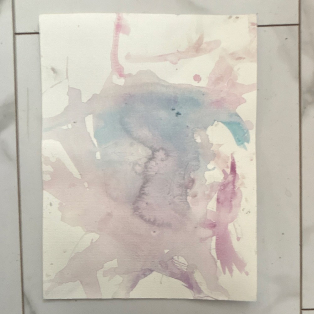 Elementary kids fundraising abstract painting