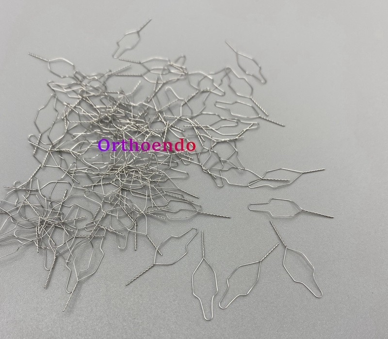 100-1000Pc Dental Orthodontic Wire Preformed/Kobayashi Ligature Ties Twist Wires