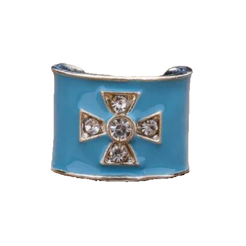 CharMED Stackable Personalize Stethoscope Bling Charm | Maltese Cross