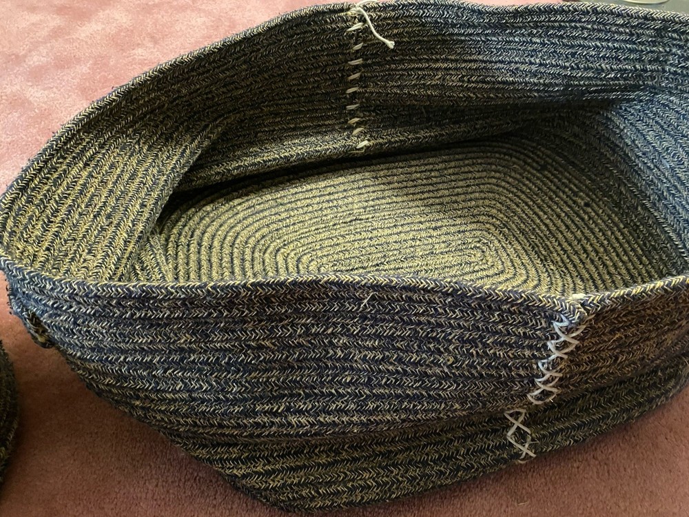 Pottery Barn 2 Soft Sided Baskets