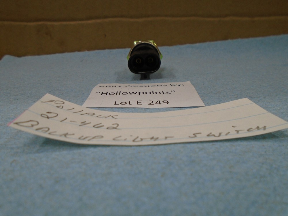Pollak Precision Ball Switch NC 21-462 Sealed Terminals Back Up Light Hyd E249