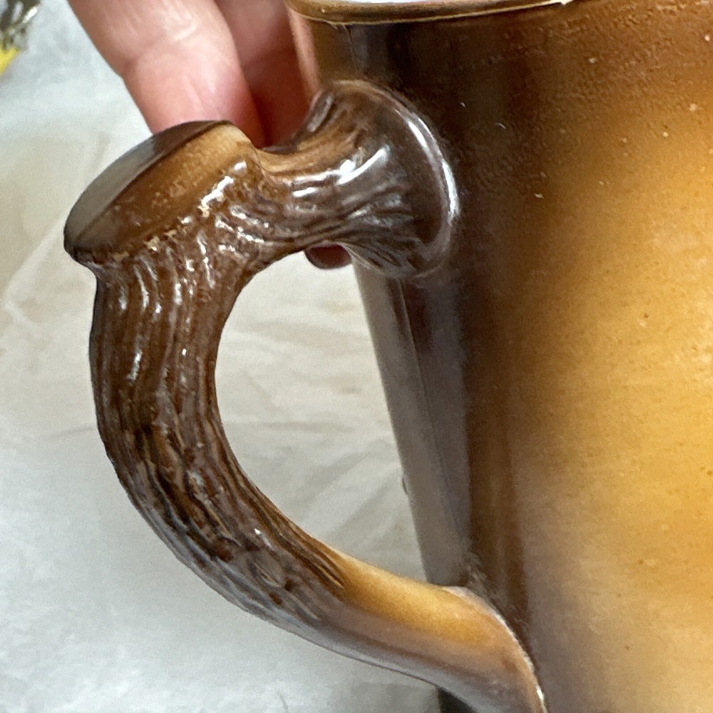 Brown antique glass Pitcher