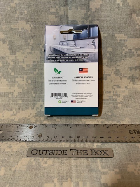 Emergency/Survival: SE Toilet Seat Covers, 10 pack, NIB, Disposable & Flushable