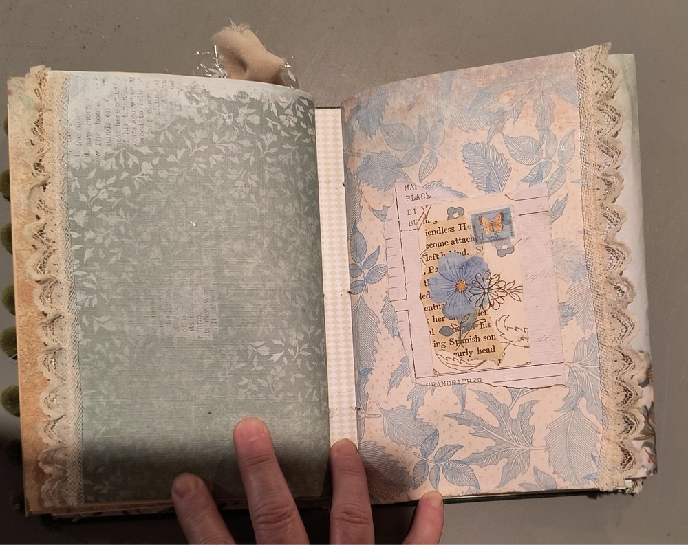 handmade junk writing journal