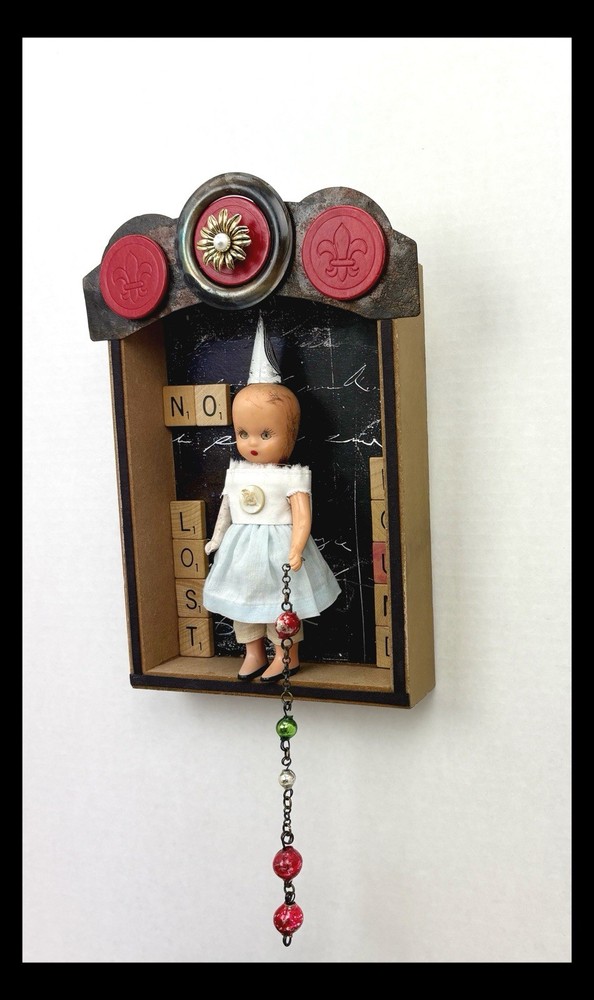 Art Doll Mixed Media Assemblage OOAK