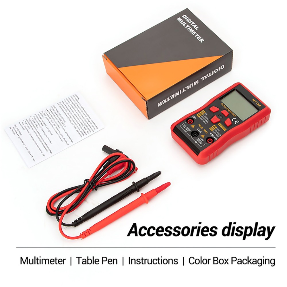 ANENG M118A 6000 Count Multifunktions Digital Multimeter Hand Spannungstester D