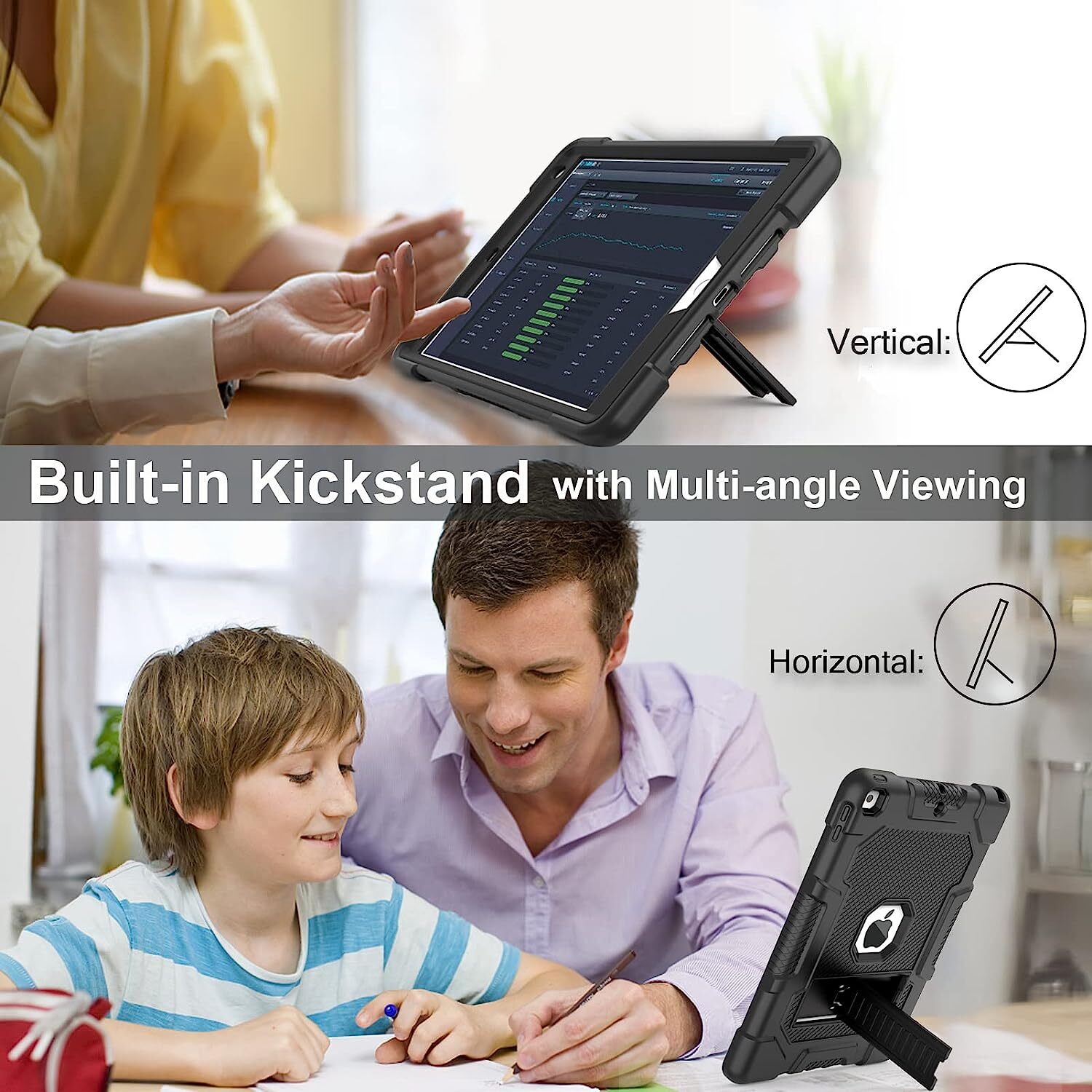 For Apple iPad 9th Generation 10.2" Case Heavy Duty Cover+Screen Protector+Pen