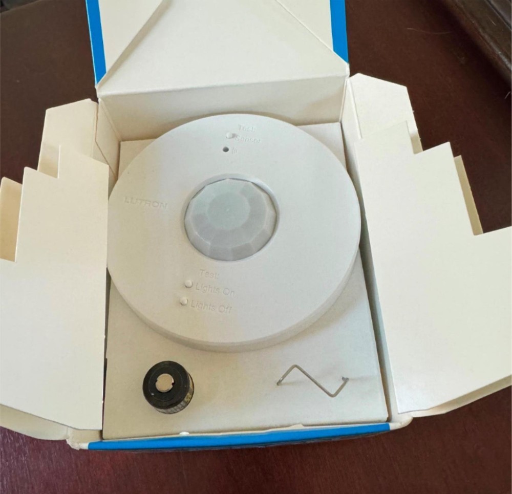 Lutron CCD-OCRB-P-WH Passive Infrared Ceiling Occupancy/Vacancy Sensor