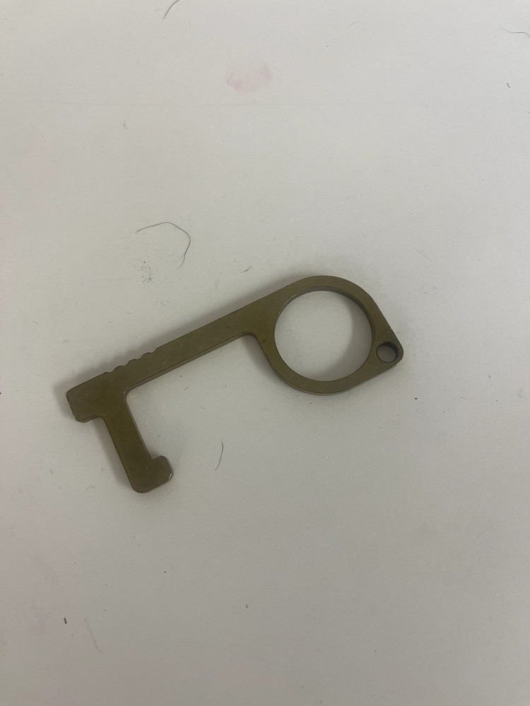 No touch Door Opener Key Touchless Contactless Clean Keychain Elevators ATMs