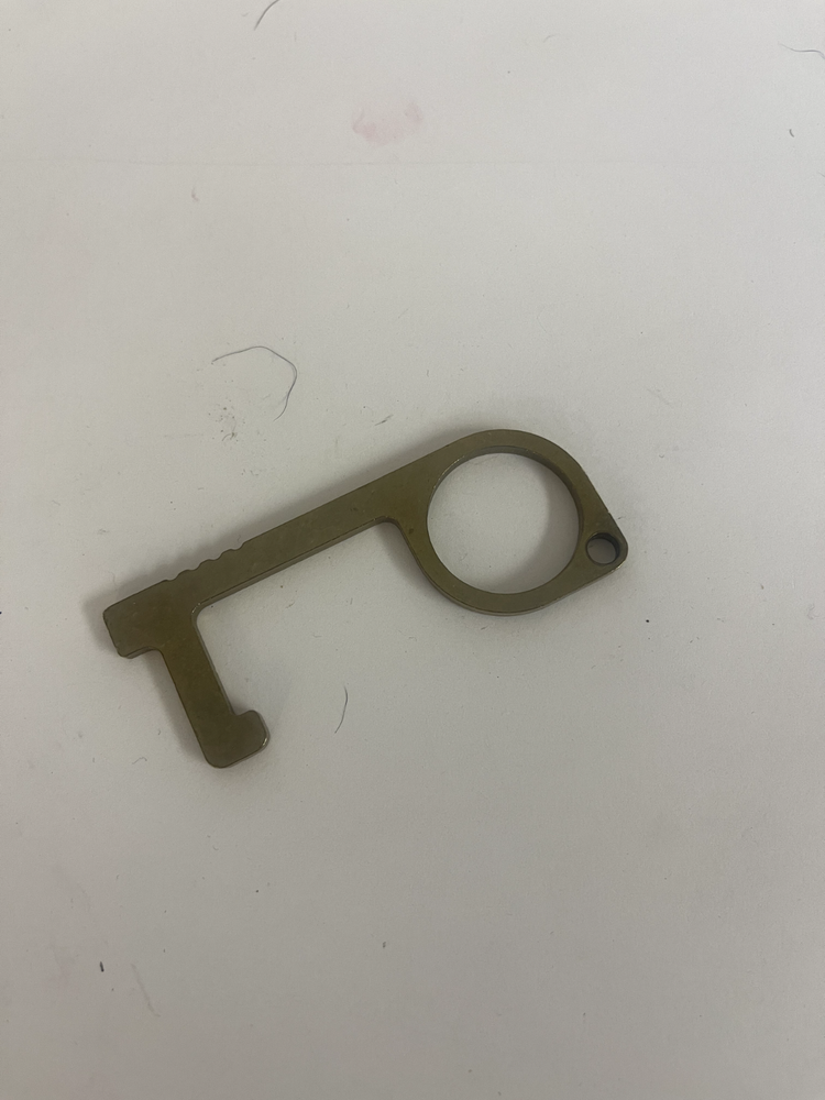 No touch Door Opener Key Touchless Contactless Clean Keychain Elevators ATMs
