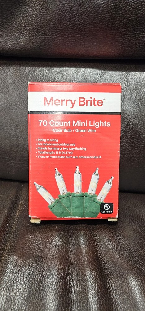 70 Mini White Christmas Lights