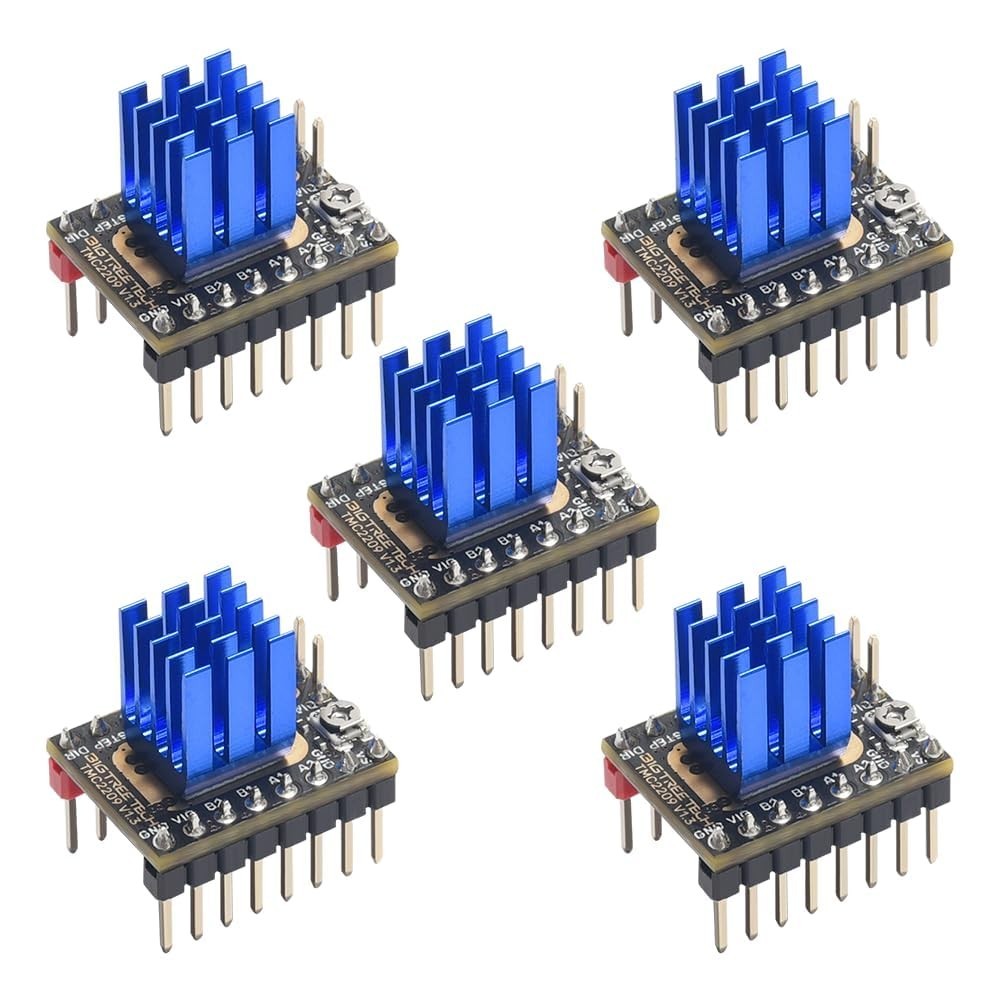 BIGTREETECH V1.3 Stepper Motor Driver, UART/STEP/DIR Mode, Ultra Silent Steps...