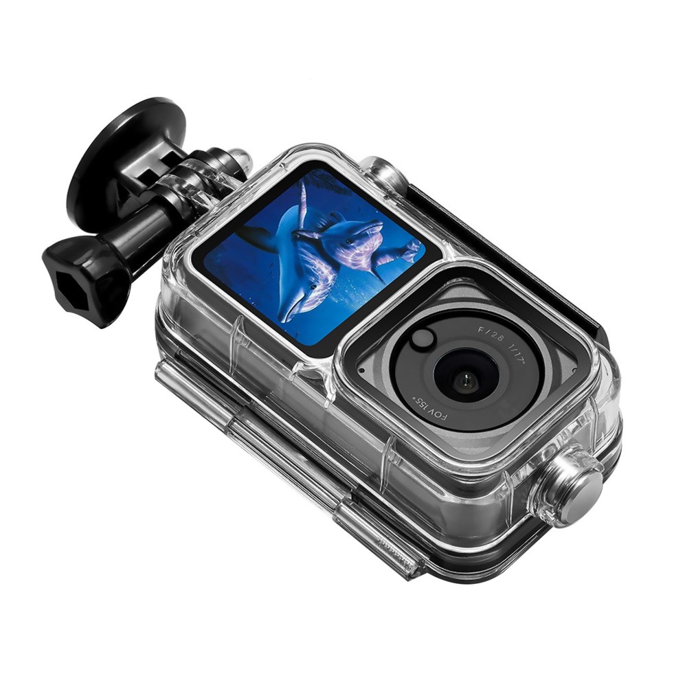 Waterproof Case Diving Shell Housing Cover Dual Screen For DJI Action 2 Camera