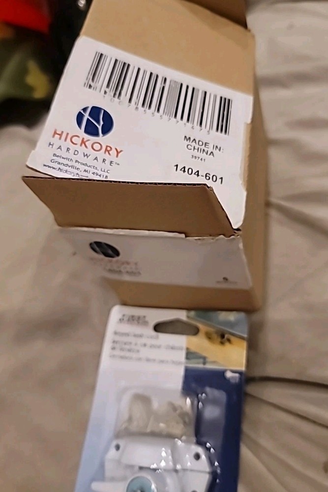 First Watch Keyed Sash Lock Latch 1404-601 Secure Window Hardware White Box 5