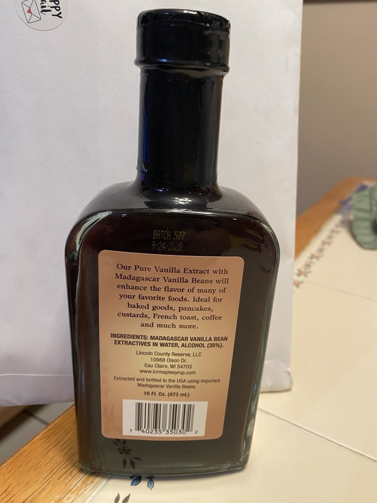 pure vanilla extract 16 oz