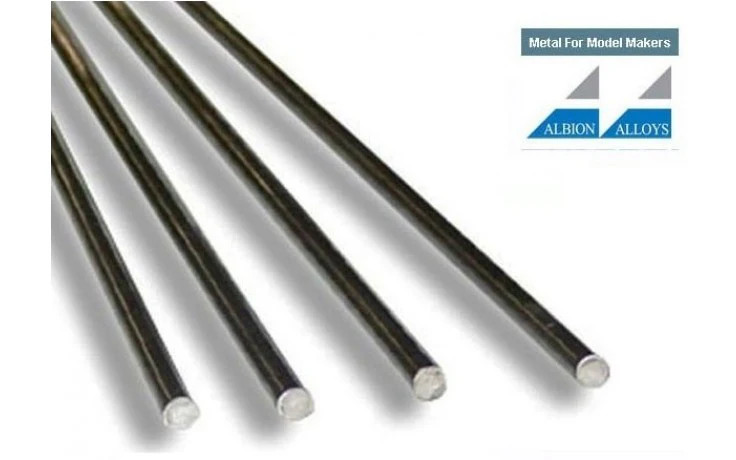 Albion NSR045 Nickel Silver Micro Rod 0.45mm 5-PACK