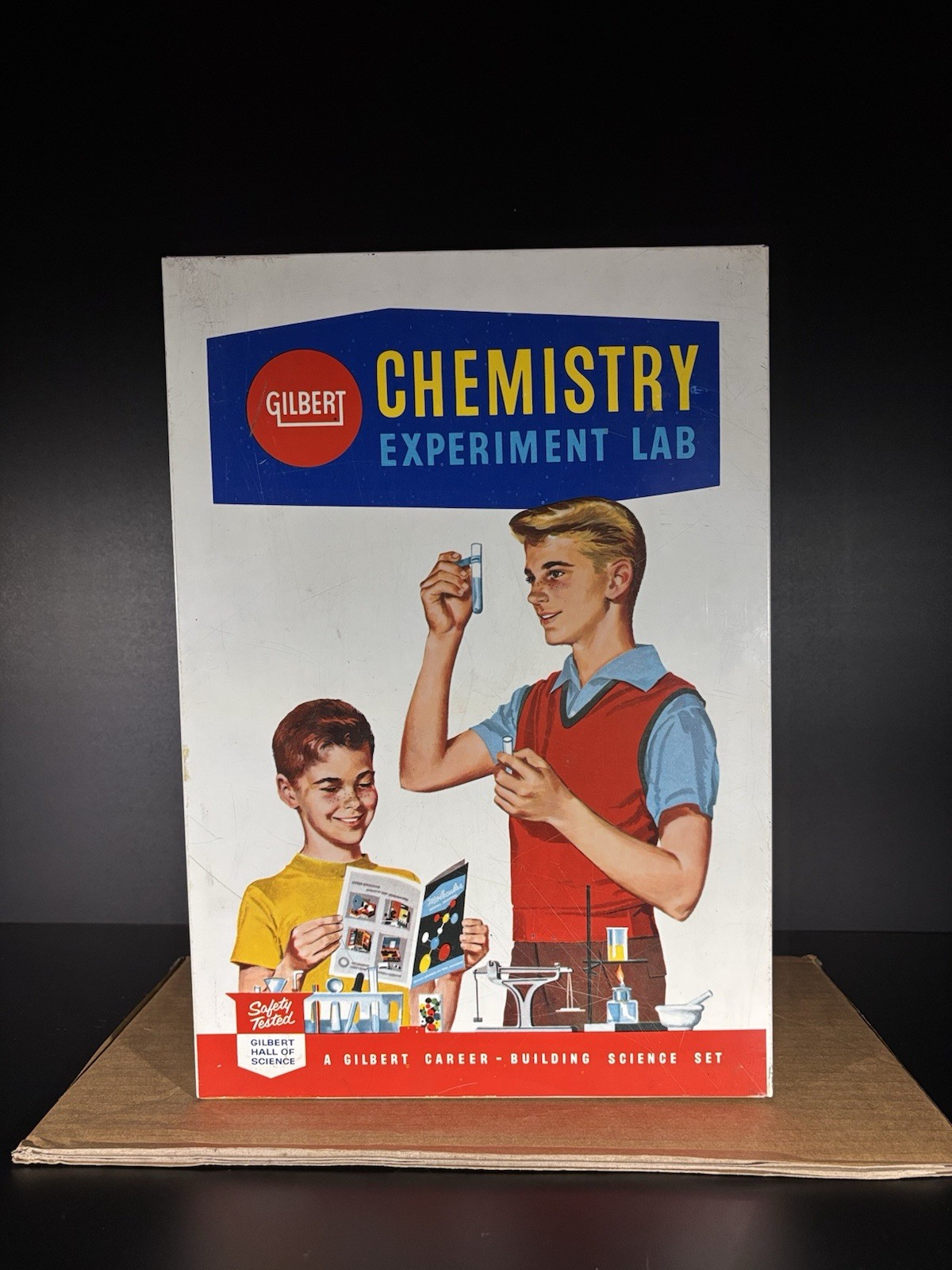 Vintage 1963 Gilbert Chemistry Lab Complete W/ Chemicals 100% Intact
