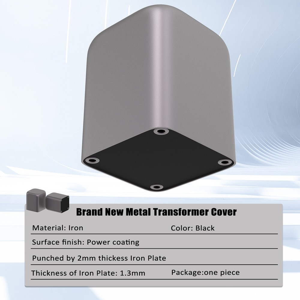 AMPLIFIER TRANSFORMER COVER Multiple Sizes Iron Triode AUDIO Enclosure Case Part