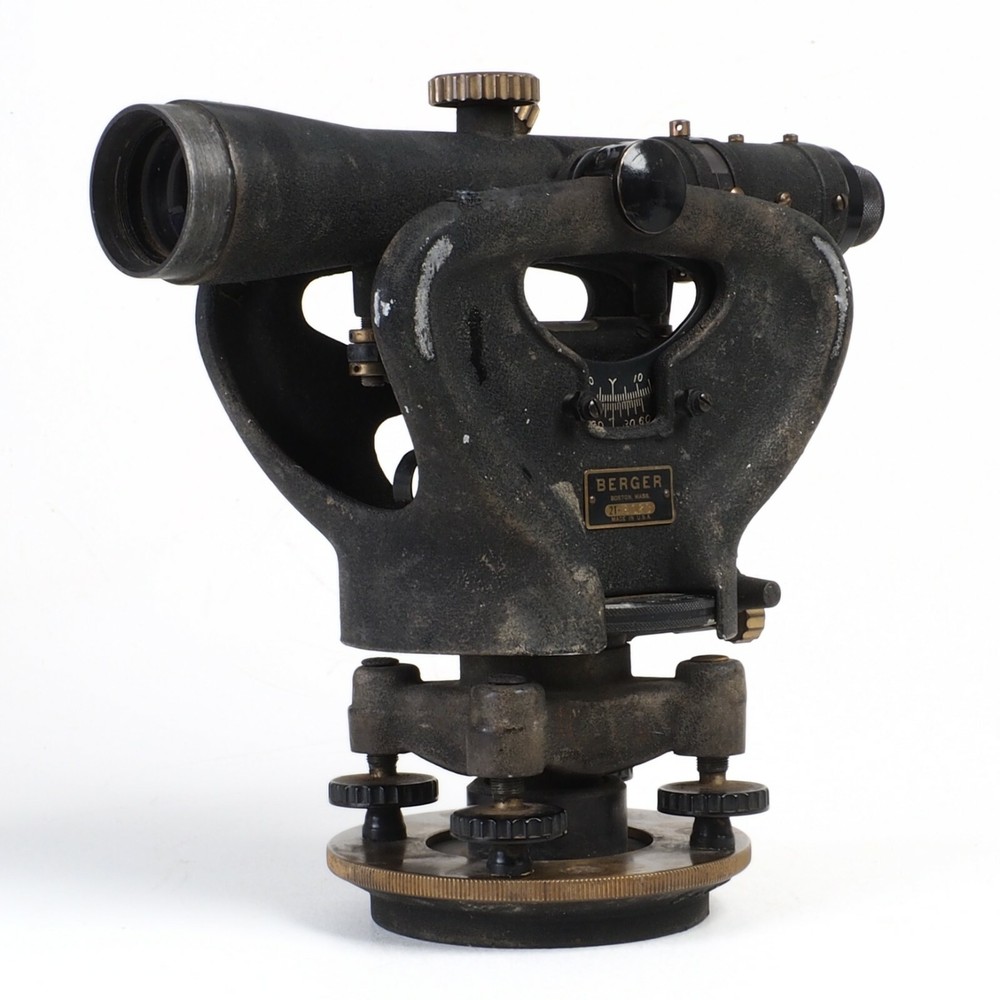 :Vintage Berger Model 320 Engineering Surveying Transit Unit