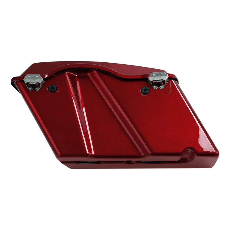 Red Hard Saddlebag Conversion Bracket Fit For Harley Heritage Softail 1986-2017