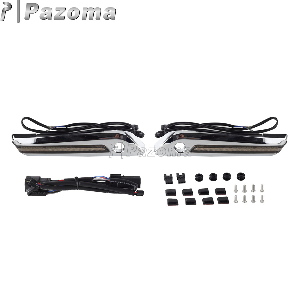 LED Saddlebag Latch Light Brake Running Light For Harley Touring Road King 14-22