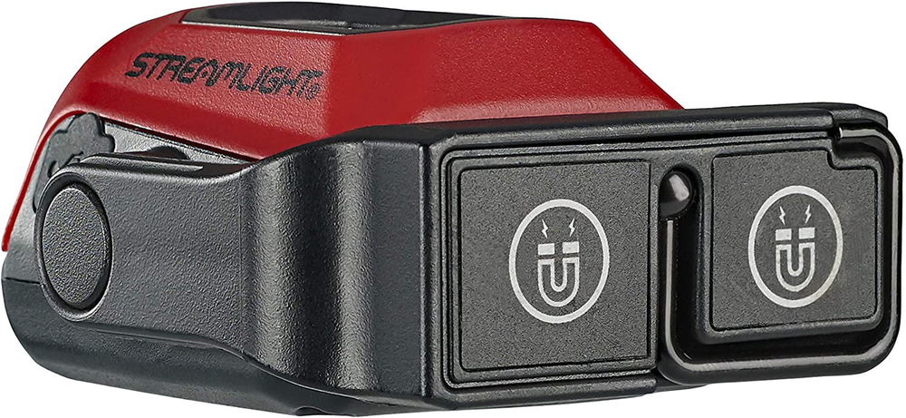 USB Rechargeable Compact Work Light Durable Water and Impact Resistant Red