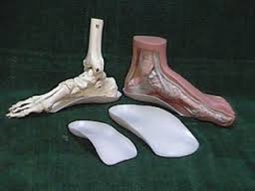 2 Pair Custom Fit Orthotics Insole for Pain Relief - Feet, Ankle, Knee, Back