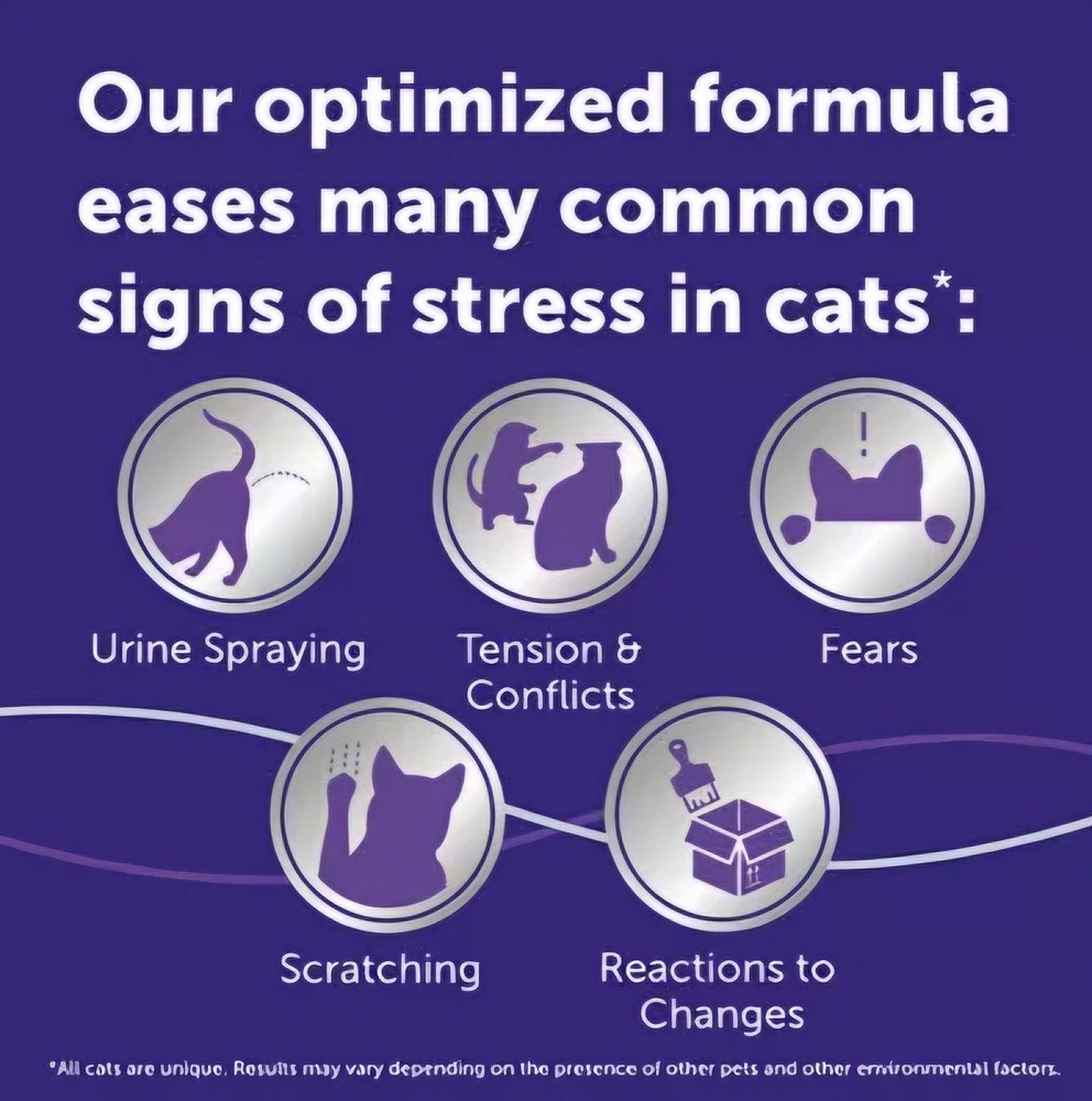 Feliway Optimum Enhanced Calming (2) 48 mL Diffuser Refills for Cats, New 12/26+