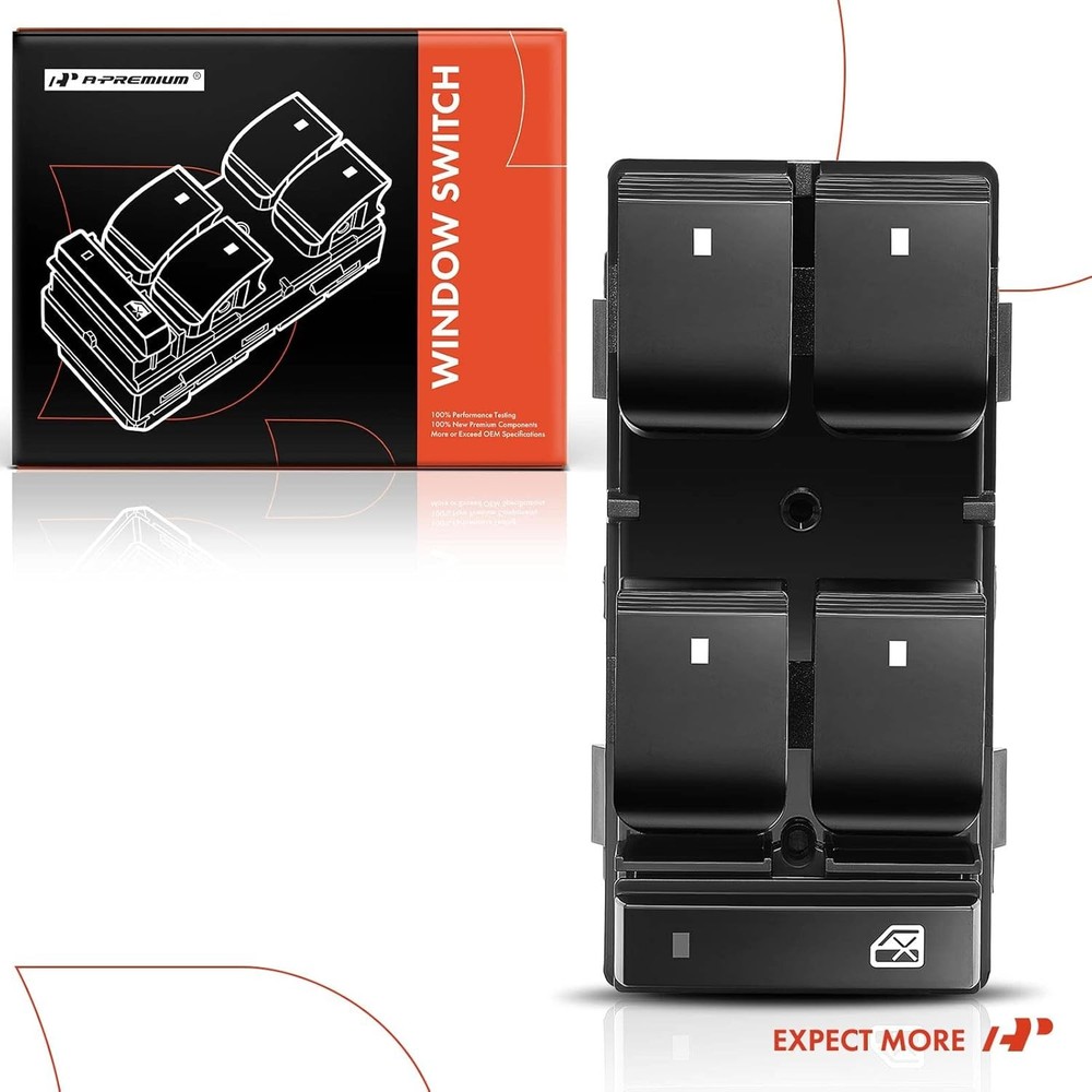 A-Premium Driver Side Power Master Window Switch Compatible with Chevy Traverse